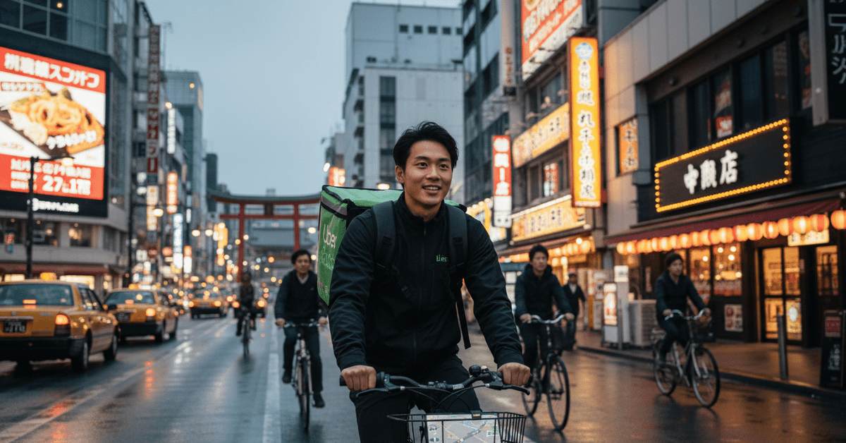 日本でのUber Eats配達の仕事 – 東京・大阪などで柔軟に稼ごう
