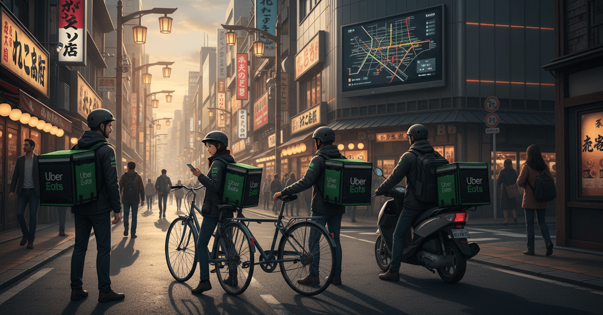 日本でのUber Eats配達の仕事 – 東京・大阪などで柔軟に稼ごう