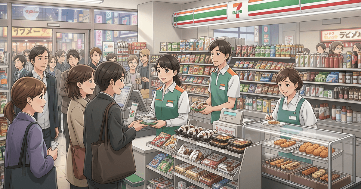 日本のセブンイレブンでアルバイト — 柔軟なシフト＆安定収入：オンラインでの応募方法